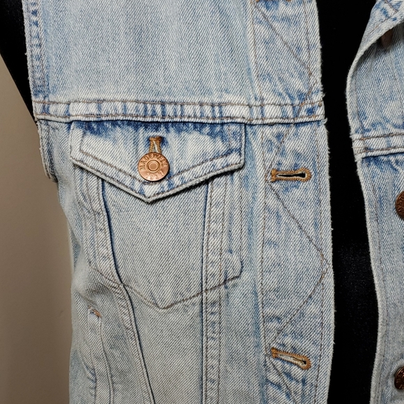 NWT Madewell Light Wash Denim Jean Vest - Picture 3 of 12